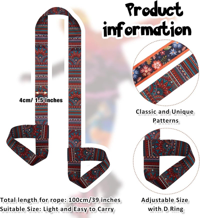 Skylety 2 Pcs Roller Skate Leash Adjustable Stretching Skate Boot Shoulder Strap Carrier for Child Women Men Skating - Image 2